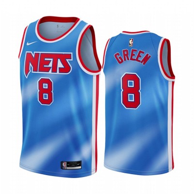 NikeBrooklyn Nets #8 Jeff Green Blue Youth NBA Swingman Classic Edition Jersey